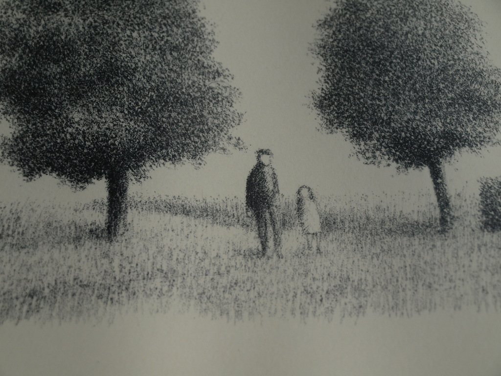 Metten Koornstra : Litho – Man met meisje – gesigneerd en ingelijst - 1977 kopen? Bied vanaf 1!