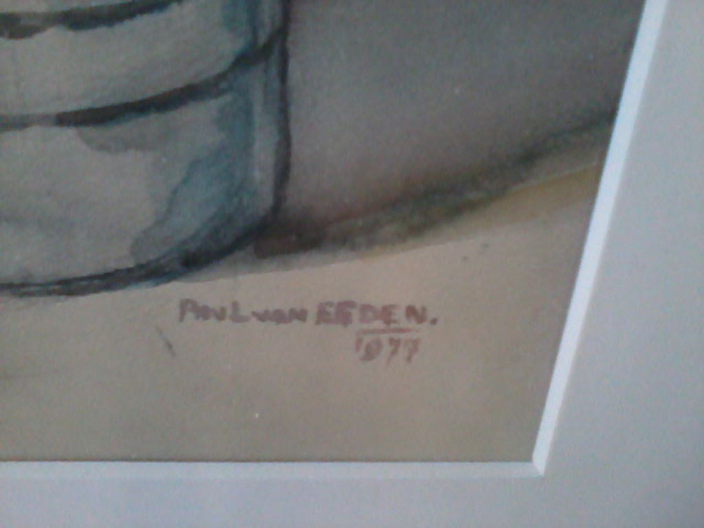 Paul van Eeden, Stilleven, 1977, aquarel. kopen? Bied vanaf 170!