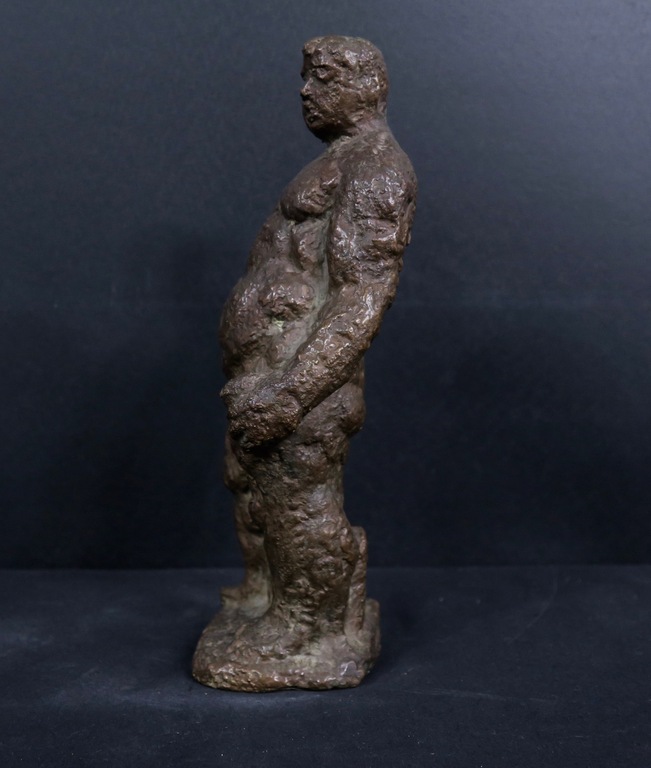 Hubert van Lith: Bronzen sculptuur, Man kopen? Bied vanaf 100!