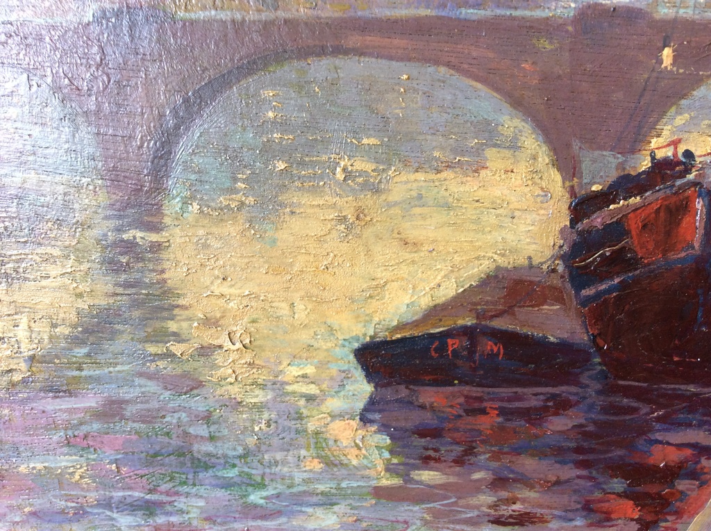 Johannes van der Bilt 1882-1943 Boten aan de Seine Parijs kopen? Bied vanaf 300!