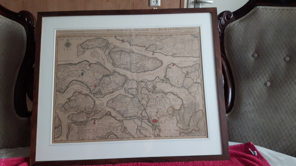 Covent et Mortier kopergravure zeeland en deel brabant 1748 verkocht voor € 95!