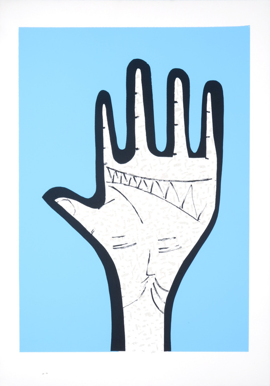 Onbekende kunstenaar: Zeefdruk op papier, Zonder titel kopen? Bied vanaf 1!