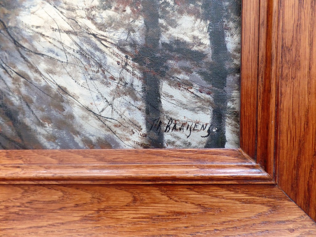 Frans Baaijens  -  Olieverf doek  -  Park Sonsbeek Arnhem kopen? Bied vanaf 75!