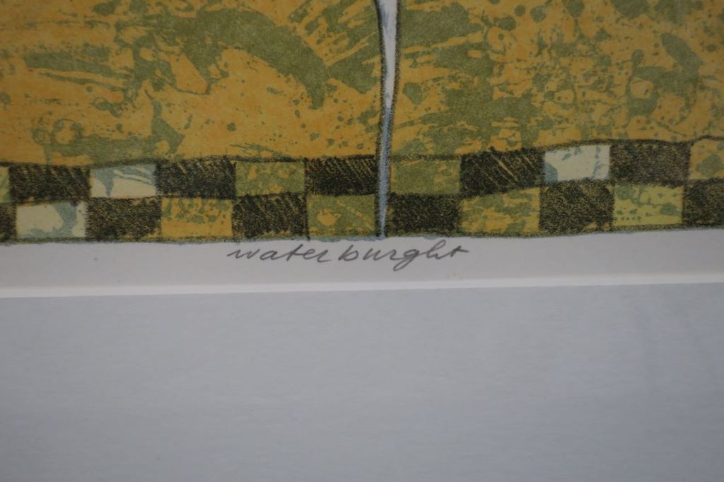 Gert Strengholt: Litho, Waterburcht - Ingelijst kopen? Bied vanaf 20!