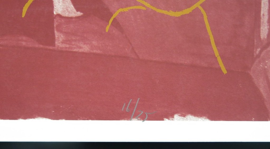 Ad Gerritsen: Zeefdruk, Artificiele Chaos (rood) kopen? Bied vanaf 1!