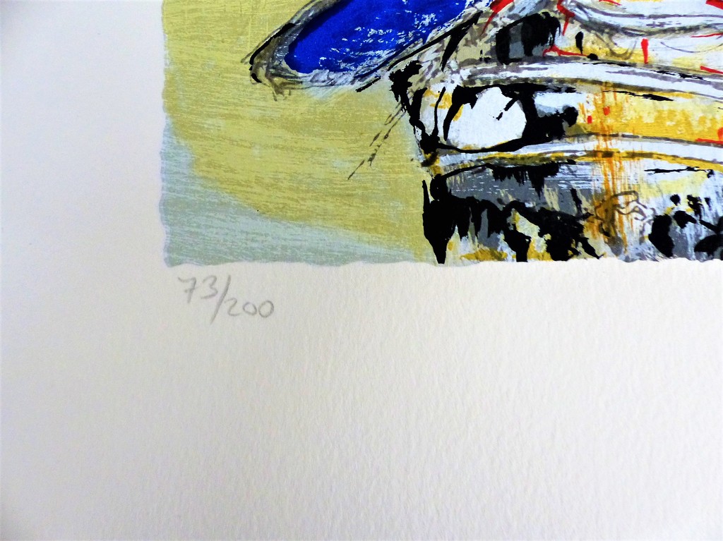 Vanhorck ,Zeefdruk op papier,Handgesigneerd kopen? Bied vanaf 20!