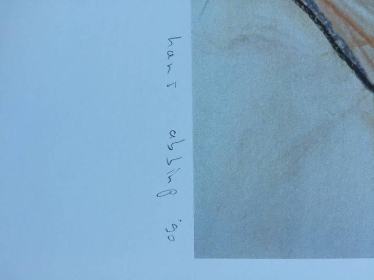 2 x Hans Abbing Zeefdruk/ Litho AIDS FONDS 1990 kopen? Bied vanaf 1!