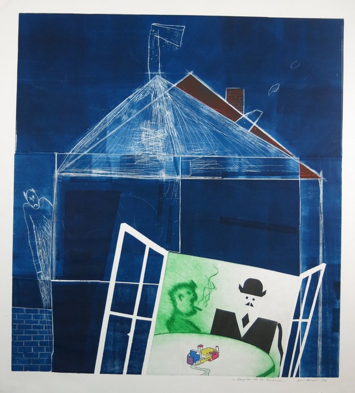 Wim Compier: Ets en aquatint, Bungalow voor een landman  kopen? Bied vanaf 1!