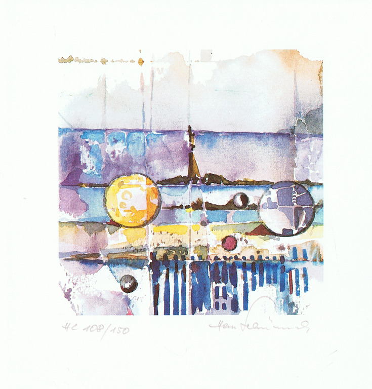 Vijf duitse kunstenaars - grafieken - rond 1975 kopen? Bied vanaf 40!