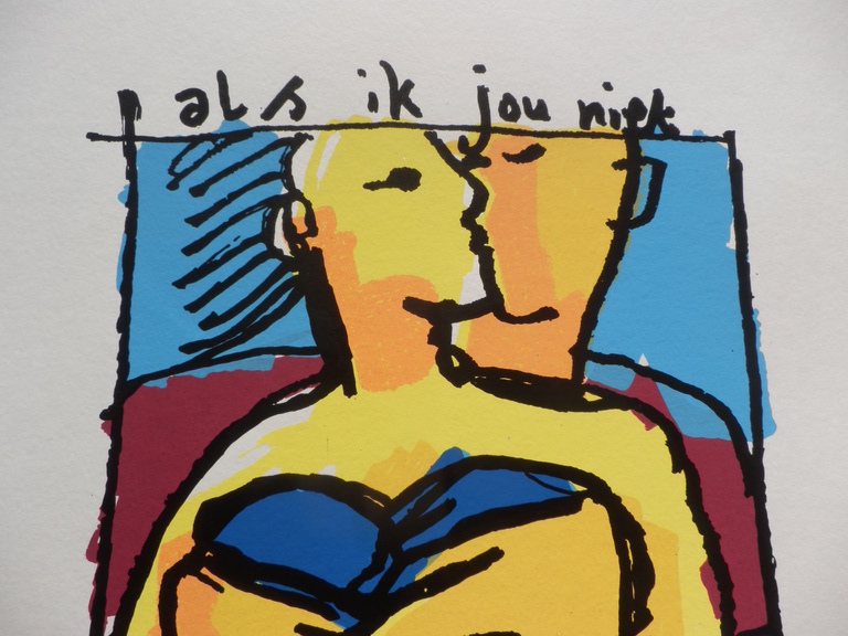 HERMAN BROOD  HANDGESIGNEERDE En Gelimiteerde ZEEFDRUK  ALS IK JOU NIET HAD kopen? Bied vanaf 185!