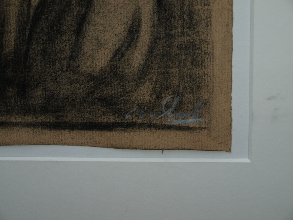 Carla van Slooten (1960) – Houtskooltekening – Naakt – Gesigneerd - ca 1980 kopen? Bied vanaf 1!