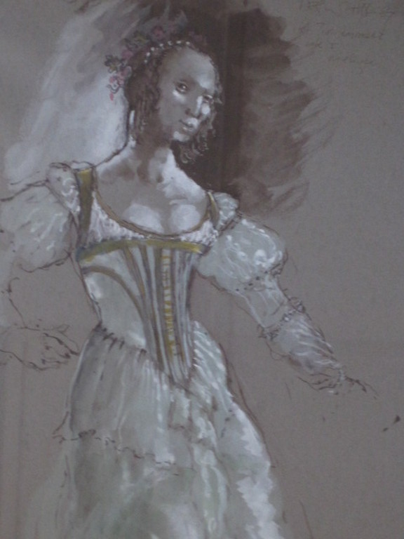 Bijzondere Aquarel "Tsjaikovski - Zwanenmeer akte1" gesigneerd 1987  kopen? Bied vanaf 1!