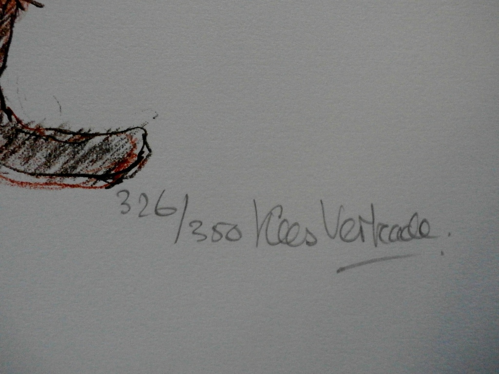 Kees verkade - zeefdruk: Charlie Rivel  kopen? Bied vanaf 150!