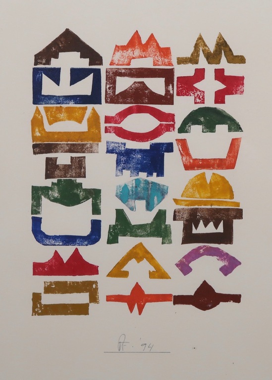 Piet Franzen: Hoogdruk op papier, Z.T. I - Ingelijst kopen? Bied vanaf 35!