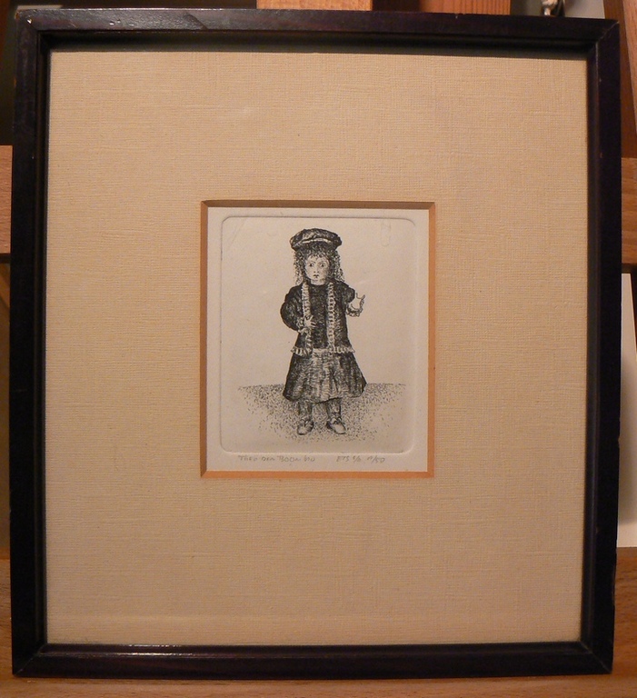 Theo den Boon (1941)  --  3 etsen  --  Poppen kopen? Bied vanaf 25!