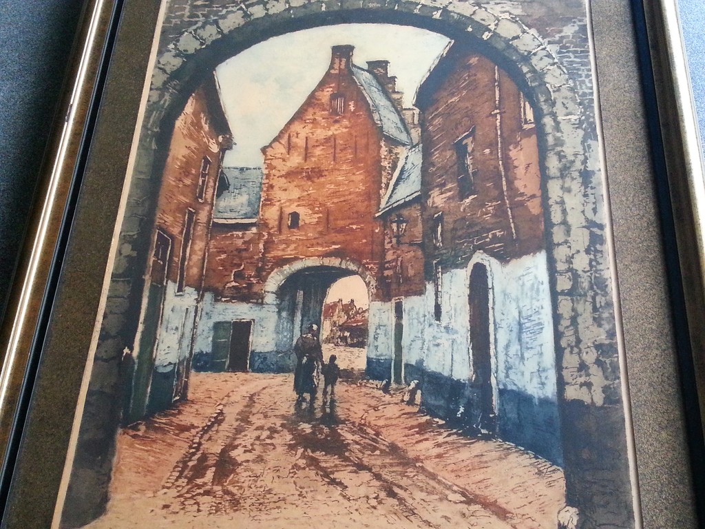 Jan Sirks, Poortje Zierikzee - Kleurenets verkocht voor € 60!