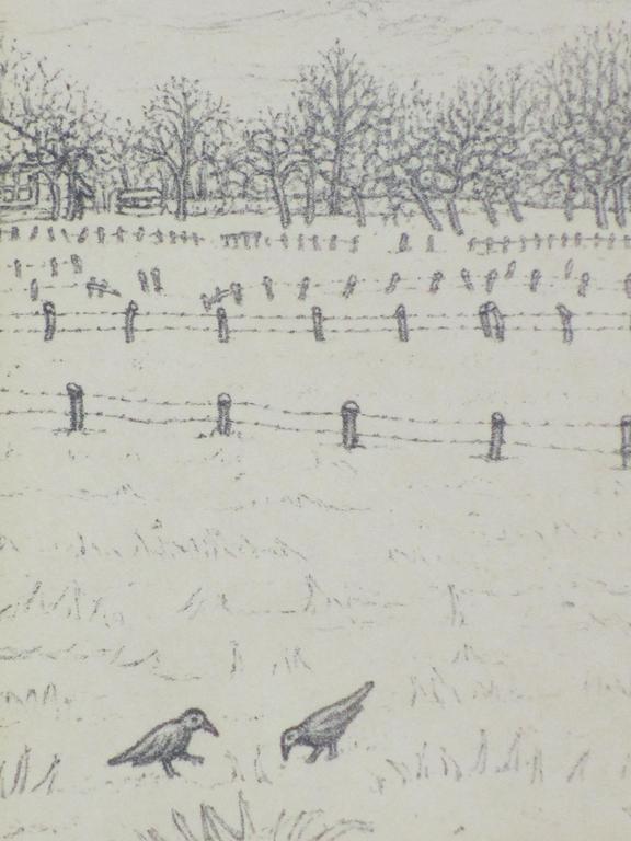 Rudolf Bremmer, Sneeuw op het land, Litho kopen? Bied vanaf 50!