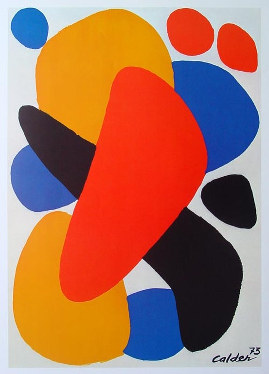 ALEXANDER CALDER, litho - Boomerang Tel Aviv 1977 kopen? Bied vanaf 75!