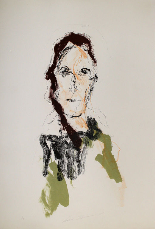 Ernesto Treccani - portret - lithografie - gesigneerd kopen? Bied vanaf 50!