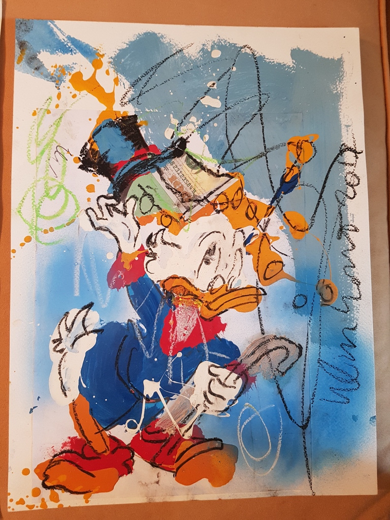 Peter Klashorst - serie Dagobert Duck kopen? Bied vanaf 60!