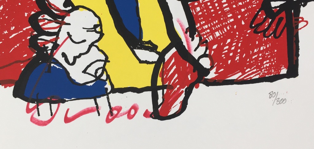 Herman Brood - Originele Kleurenzeefdruk: Family Affair kopen? Bied vanaf 1!