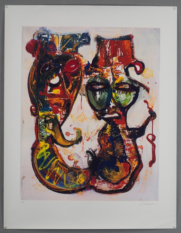 Jan te Wierik: Zeefdruk, zonder titel verkocht voor € 125!