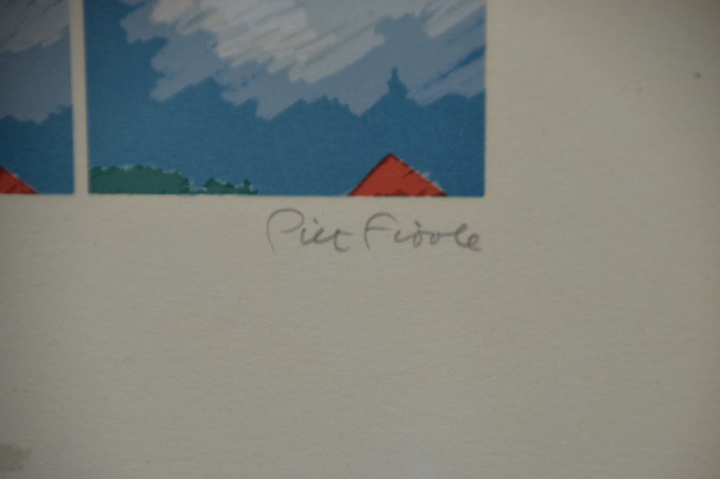 Piet Fioole - Zeefdruk - Clouds 14 minutes kopen? Bied vanaf 1!