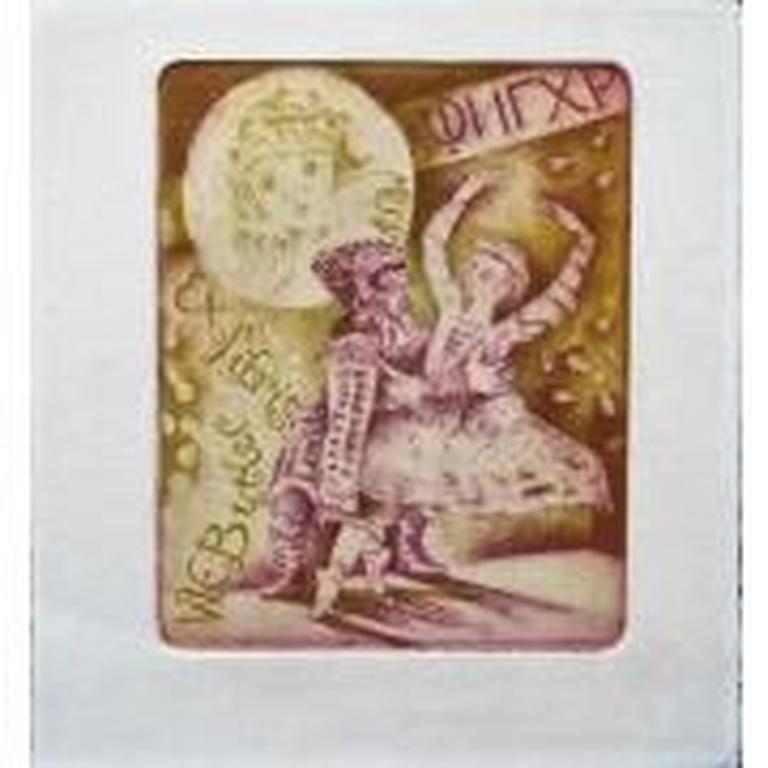 MICHAEL JEPKES, Mezzo tint ets - Ex Libris kopen? Bied vanaf 1!
