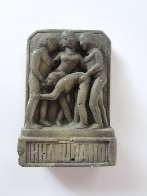 Erotisch beeld - Khajuraho - India kopen? Bied vanaf 1!