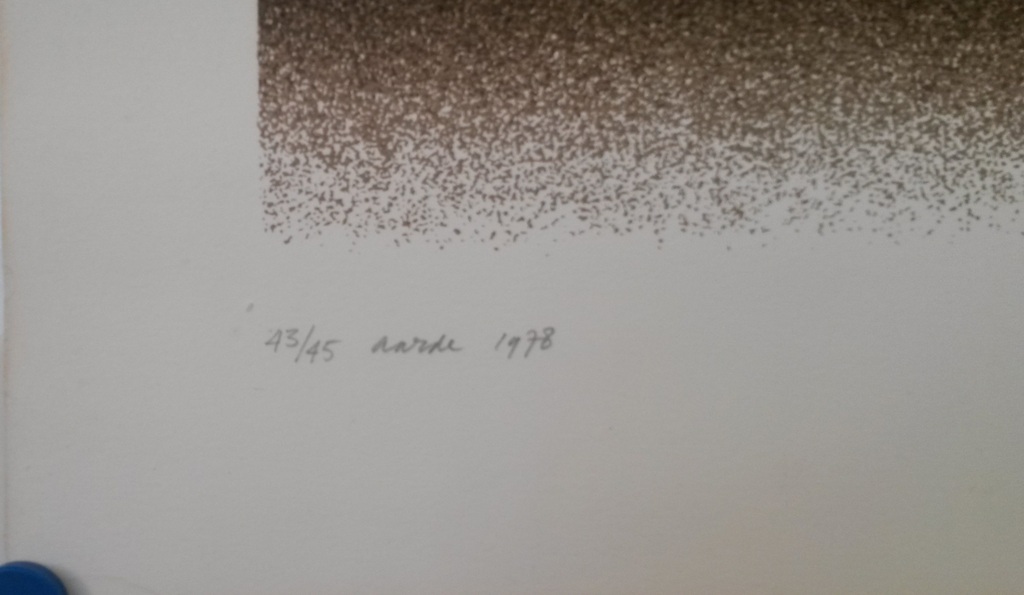 Piet Fioole - zeefdruk - Aarde kopen? Bied vanaf 40!