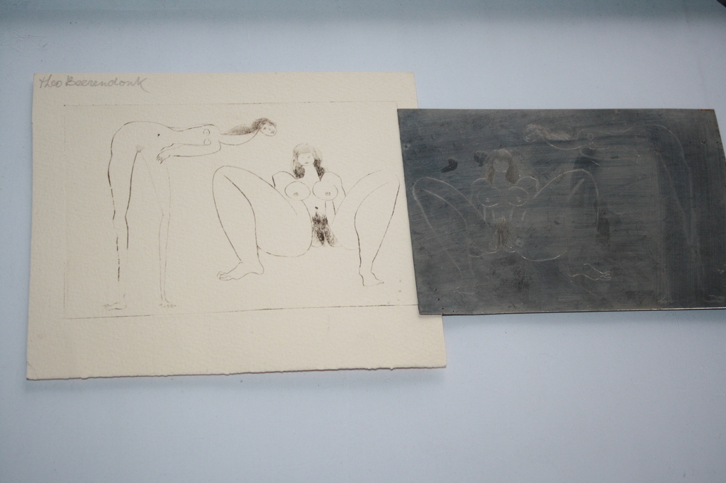 cubistisch NAAKT ETS NIET VOOR DE POES + ORGINELE ETS PLAAT Beerendonk kopen? Bied vanaf 1!