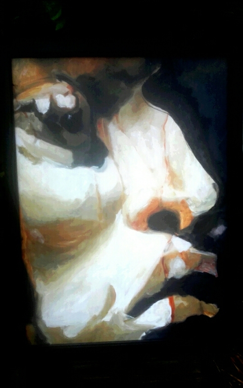 Jos de Swart: Acryl op paneel, Maya Prince kopen? Bied vanaf 450!