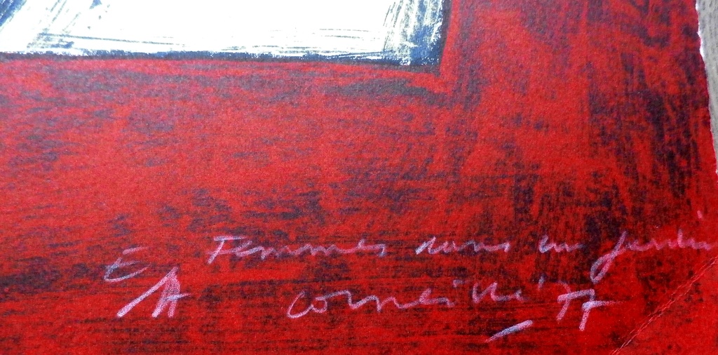Corneille - litho: Femme dans un Jardin - 1977 kopen? Bied vanaf 150!