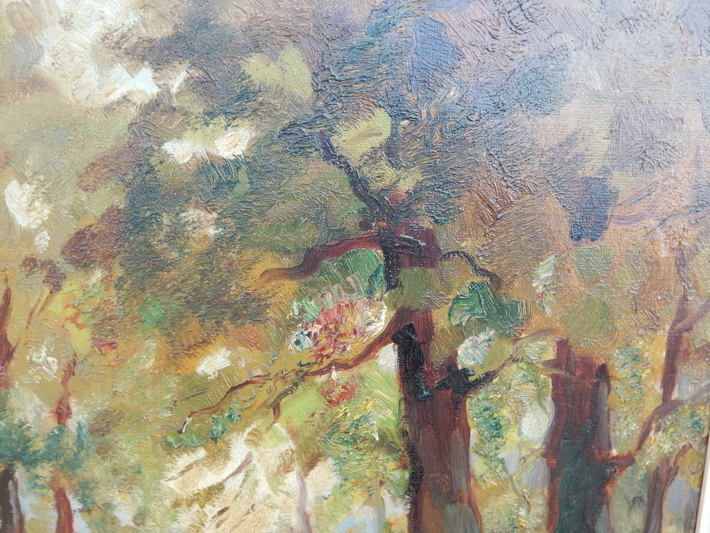 Arnout van Gilst, Bosbeek, olieverf op doek, l.o. gesigneerd. kopen? Bied vanaf 100!