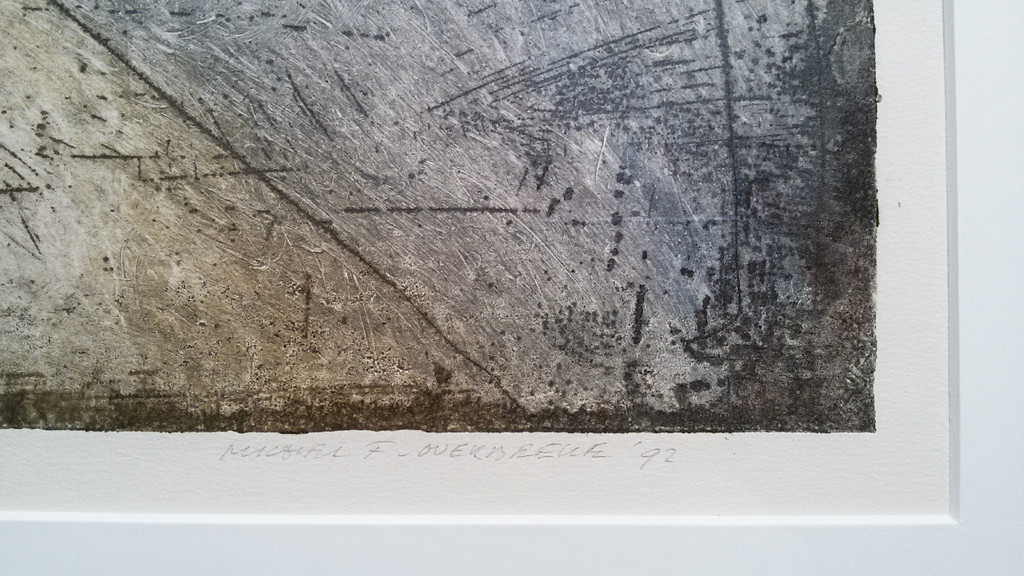 Michel van Overbeeke - Meeting room, ets (mooi ingelijst, groot) kopen? Bied vanaf 1!