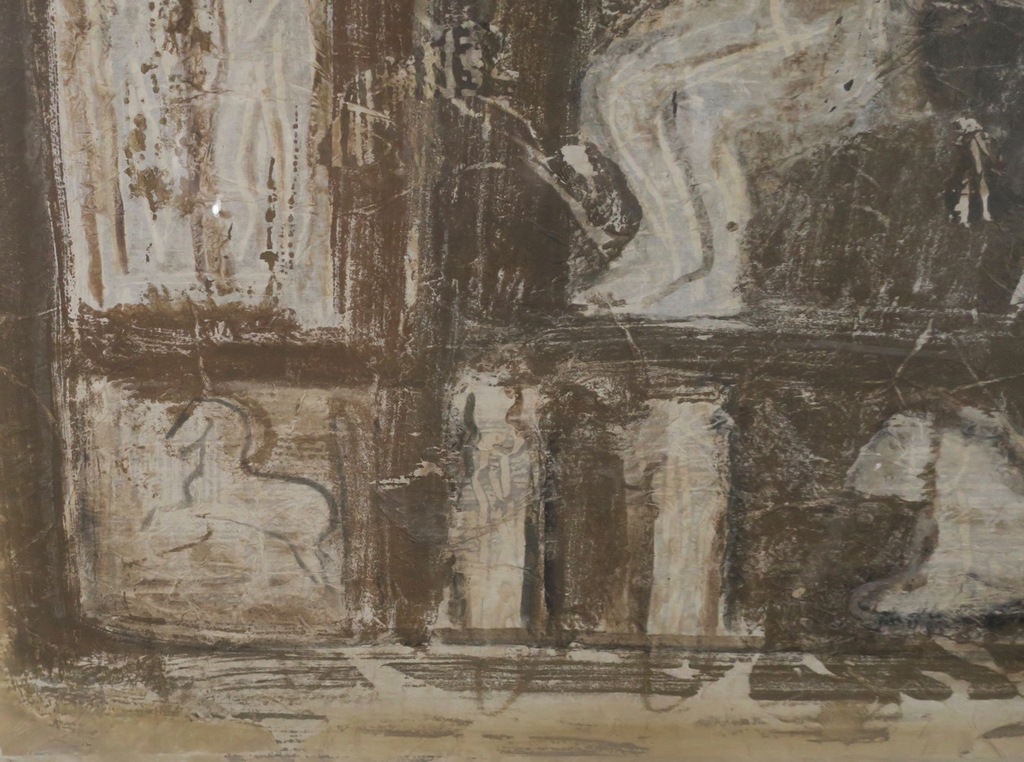 Gerard Princee: Gouache, Z.T. - Ingelijst (Groot) kopen? Bied vanaf 1!