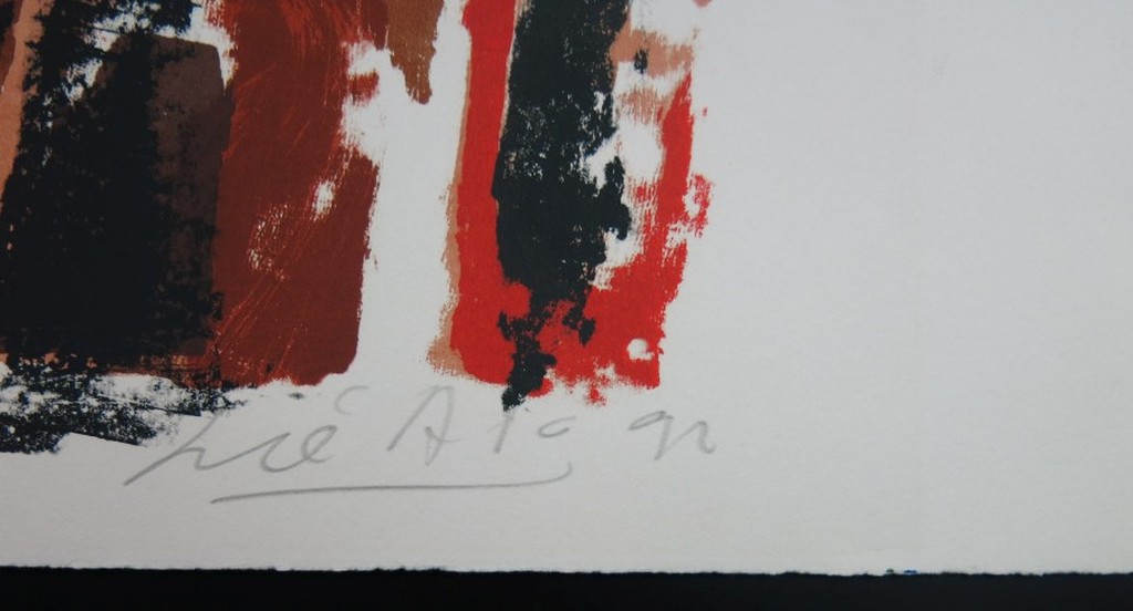 John Lie a Fo: Litho, Dubbelportret  kopen? Bied vanaf 35!