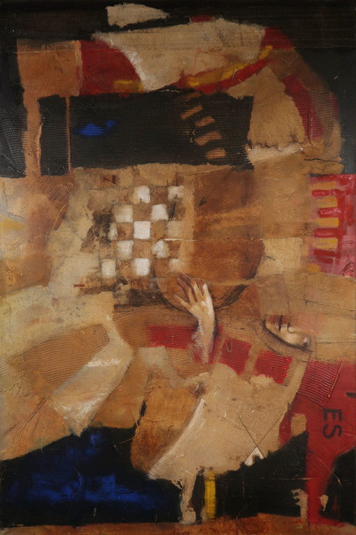 Jorge Soler: Olieverf op doek, Excercise Acrobatique - Ingelijst (Zeer groot) kopen? Bied vanaf 150!