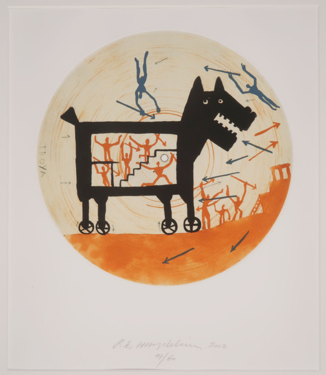 Raymond Waydelich: Ets en Aquatint, Cheval de Troye kopen? Bied vanaf 40!
