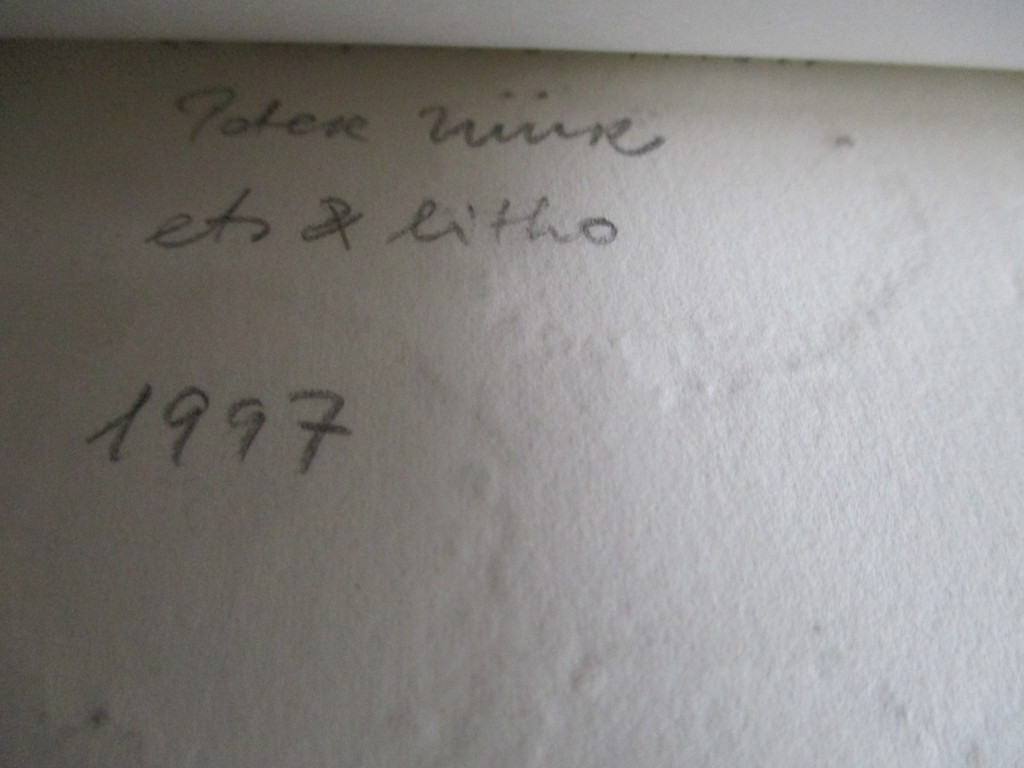 Peter Zuur, ets en litho, 1997 kopen? Bied vanaf 25!