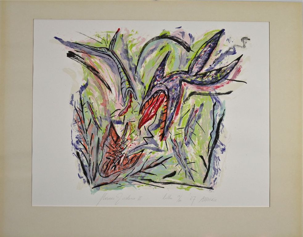 Anne-Marie Hoeven: Litho. Flowers & Violence II kopen? Bied vanaf 1!