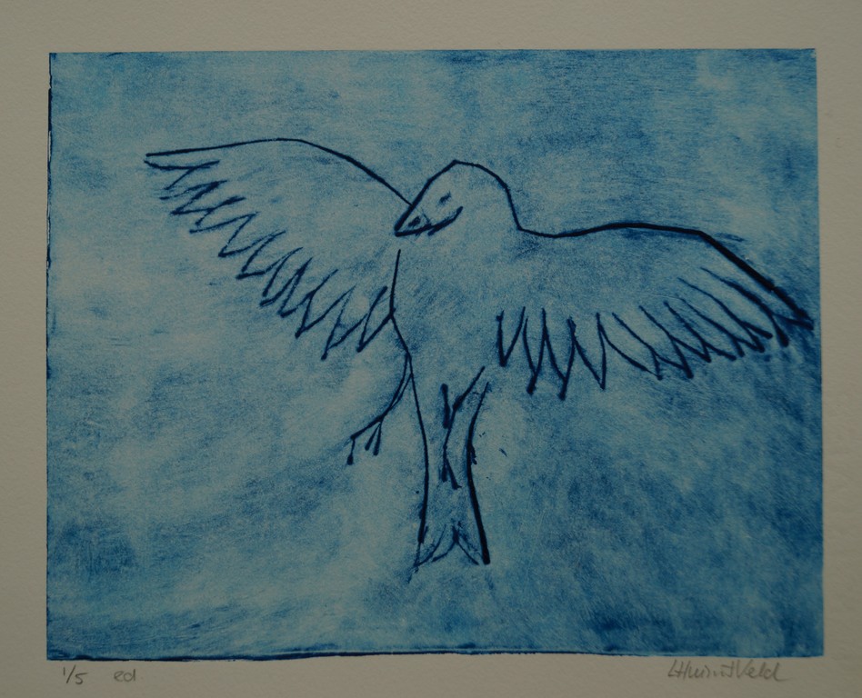 Loes Huis in 't Veld - gesigneerde ets - 5 ex. e.d. kopen? Bied vanaf 1!