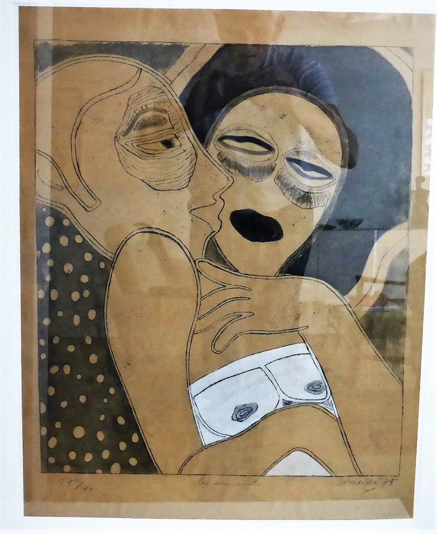 Ets aquatint opgehoogd met wit door Corneille. Les Amants kopen? Bied vanaf 645!