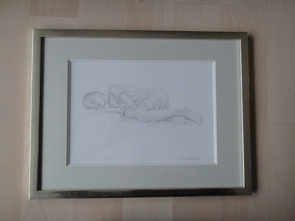 Russische school , tekening, slapend meisje  kopen? Bied vanaf 1!