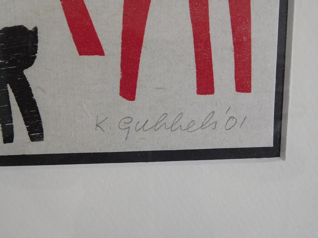 Klaas Gubbels, Houtdruk met boek, beide genummerd en gesigneerd 11/50 kopen? Bied vanaf 350!