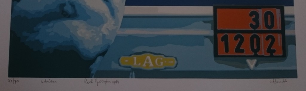 Loek Grootjans, zeefdruk, Inflameble kopen? Bied vanaf 20!