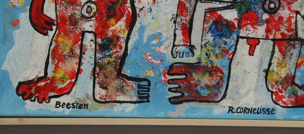 Ruud Cornelisse - Acrylverf op doek - Beesten kopen? Bied vanaf 60!