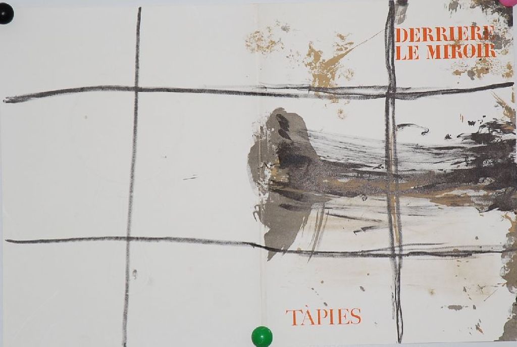 Antoni Tapies: Derriere le Miroir No 168 uit 1967 verkocht voor € 120!