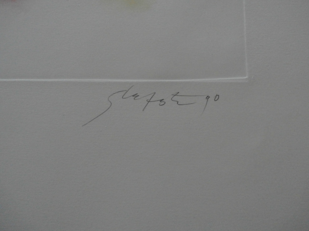Ger Lataster - zeer grote ets - 1990 - gesigneerd kopen? Bied vanaf 350!
