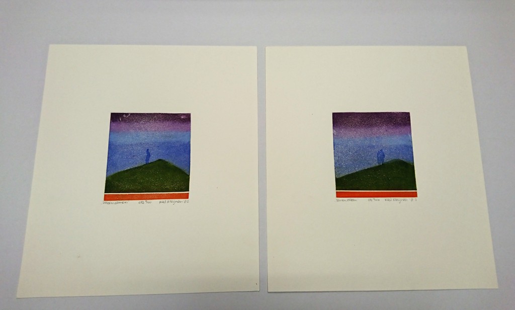 Ries Kleijnen, etsen, Alleensamen /samenalleen verkocht voor € 60!